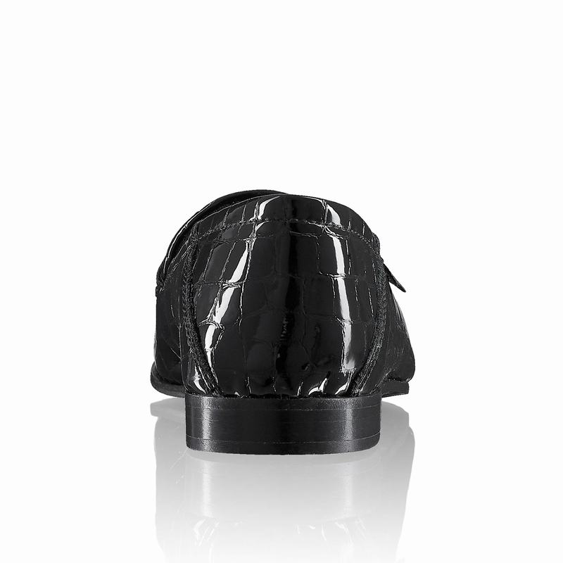Mokasyny Russell And Bromley Loafer Damskie Czarne | RXB717EX