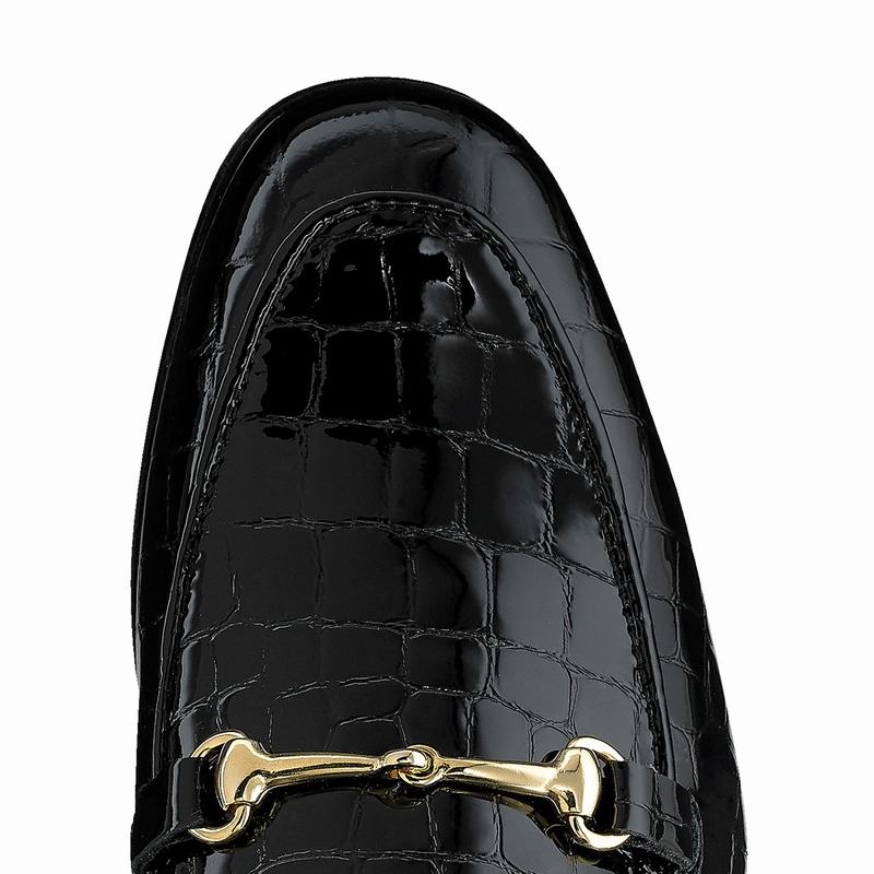 Mokasyny Russell And Bromley Loafer Damskie Czarne | RXB717EX