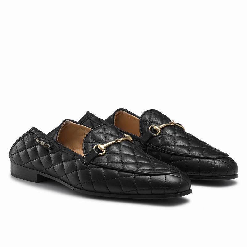 Mokasyny Russell And Bromley Loafer Damskie Czarne | VOB2230SP
