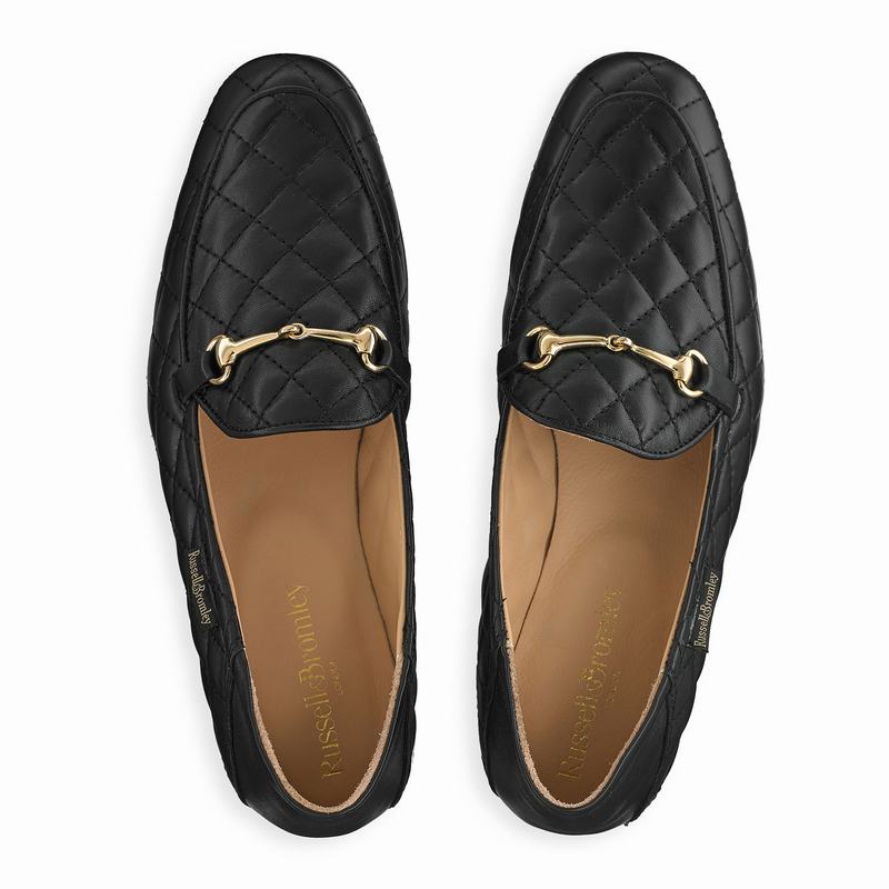 Mokasyny Russell And Bromley Loafer Damskie Czarne | VOB2230SP