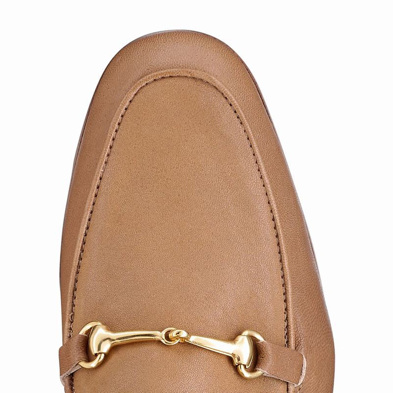 Mokasyny Russell And Bromley Loafer Damskie Brązowe | WEO6361FY