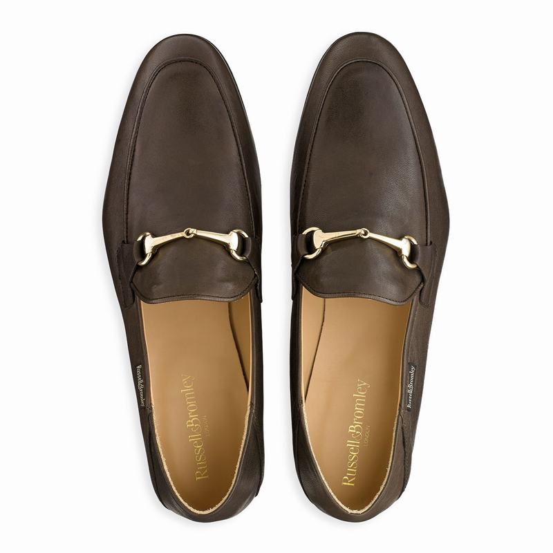 Mokasyny Russell And Bromley Loafer M Męskie Brązowe | RPU3470SQ