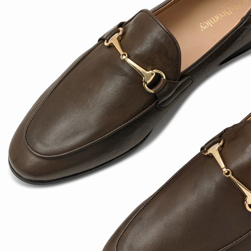 Mokasyny Russell And Bromley Loafer M Męskie Brązowe | RPU3470SQ