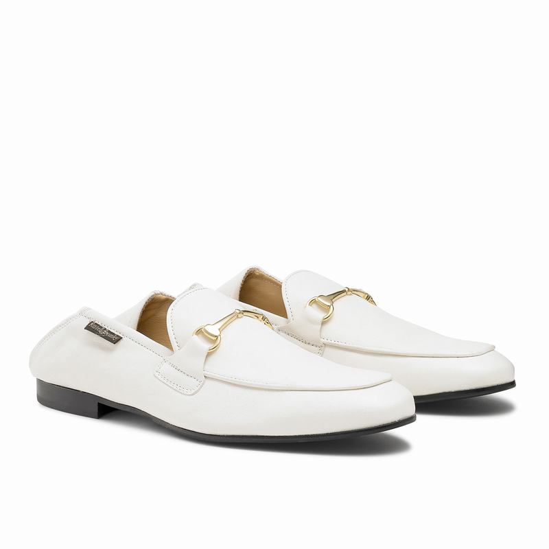 Mokasyny Russell And Bromley Loafer M Męskie Białe | XWR6389NU