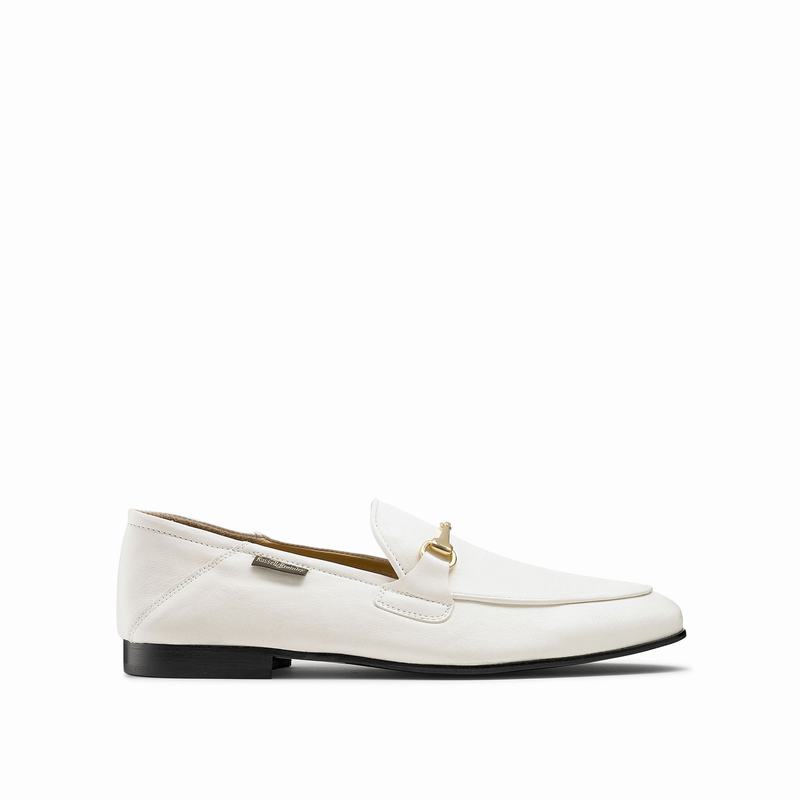 Mokasyny Russell And Bromley Loafer M Męskie Białe | XWR6389NU