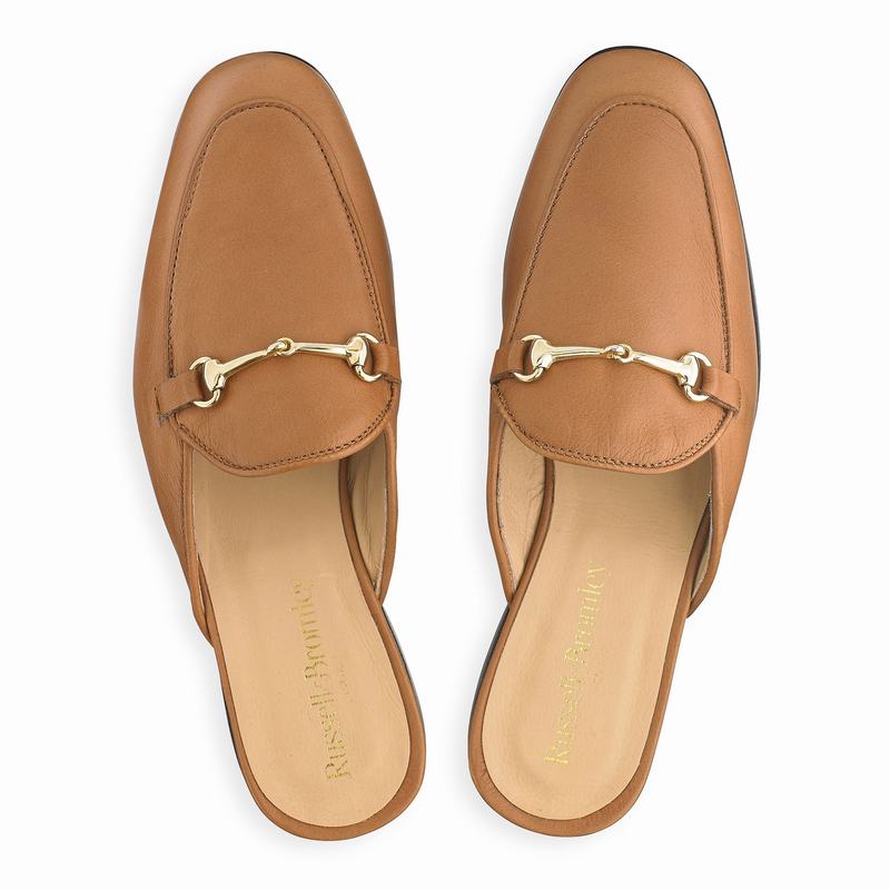 Mokasyny Russell And Bromley Loafermule Damskie Brązowe | ILY5712ZR
