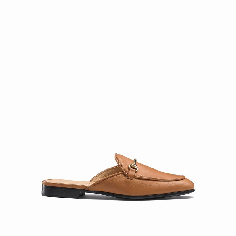 Mokasyny Russell And Bromley Loafermule Damskie Brązowe | ILY5712ZR