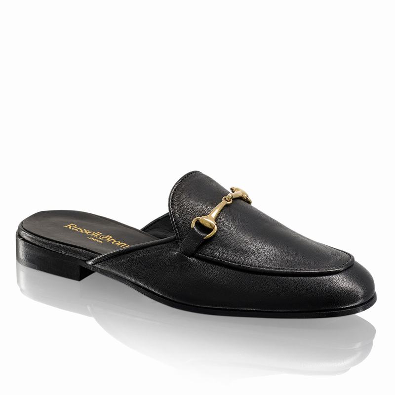 Mokasyny Russell And Bromley Loafermule Damskie Czarne | ZUX7489QO
