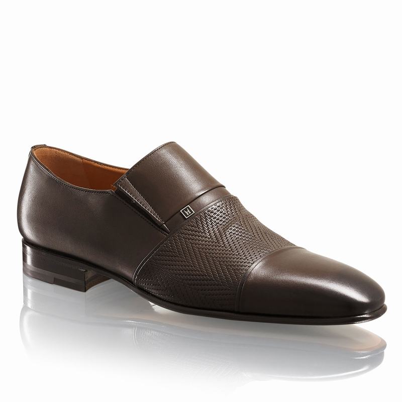 Mokasyny Russell And Bromley Lugano Męskie Brązowe | PMT7446JR