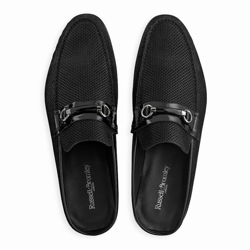 Mokasyny Russell And Bromley Mistified Męskie Czarne | MMH2425NJ