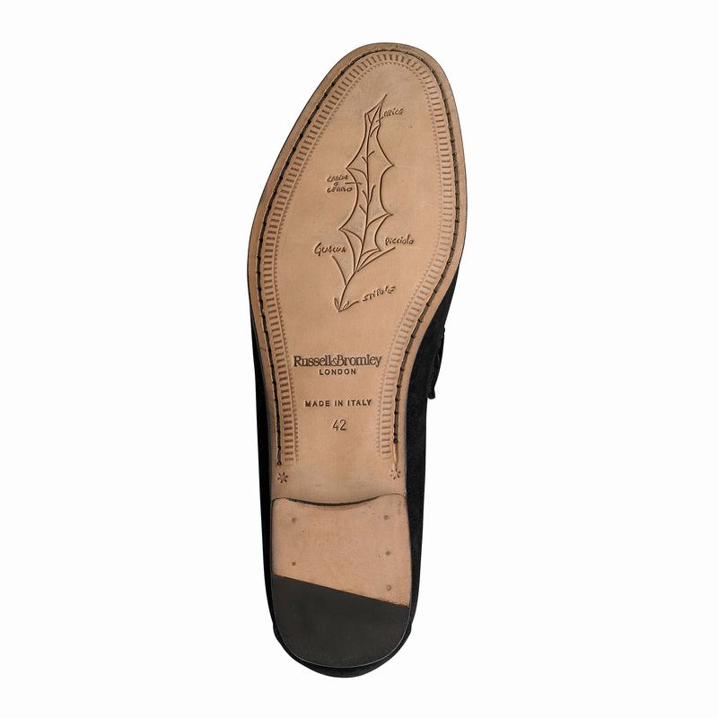 Mokasyny Russell And Bromley Misty Męskie Czarne | EUL7329YX