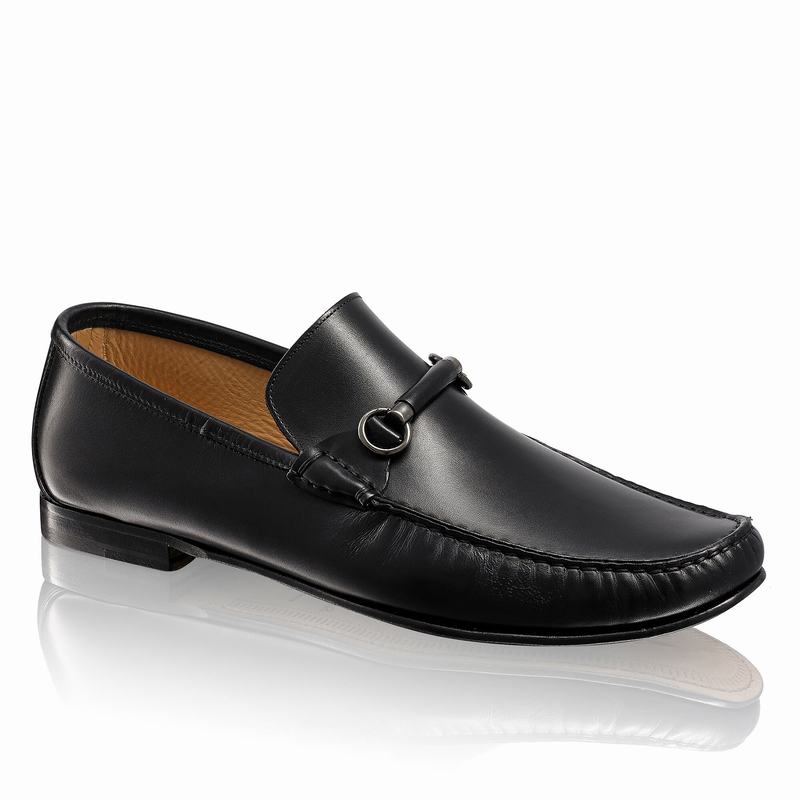 Mokasyny Russell And Bromley Misty Męskie Czarne | IEG3983HW