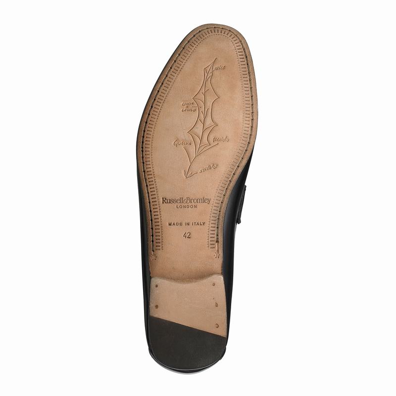 Mokasyny Russell And Bromley Misty Męskie Czarne | IEG3983HW