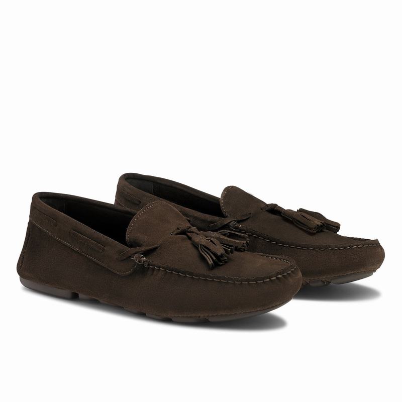 Mokasyny Russell And Bromley Monza Męskie Brązowe | RVY10065PJ