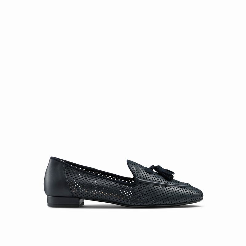 Mokasyny Russell And Bromley Perfect Damskie Niebieskie | XCK5812MV