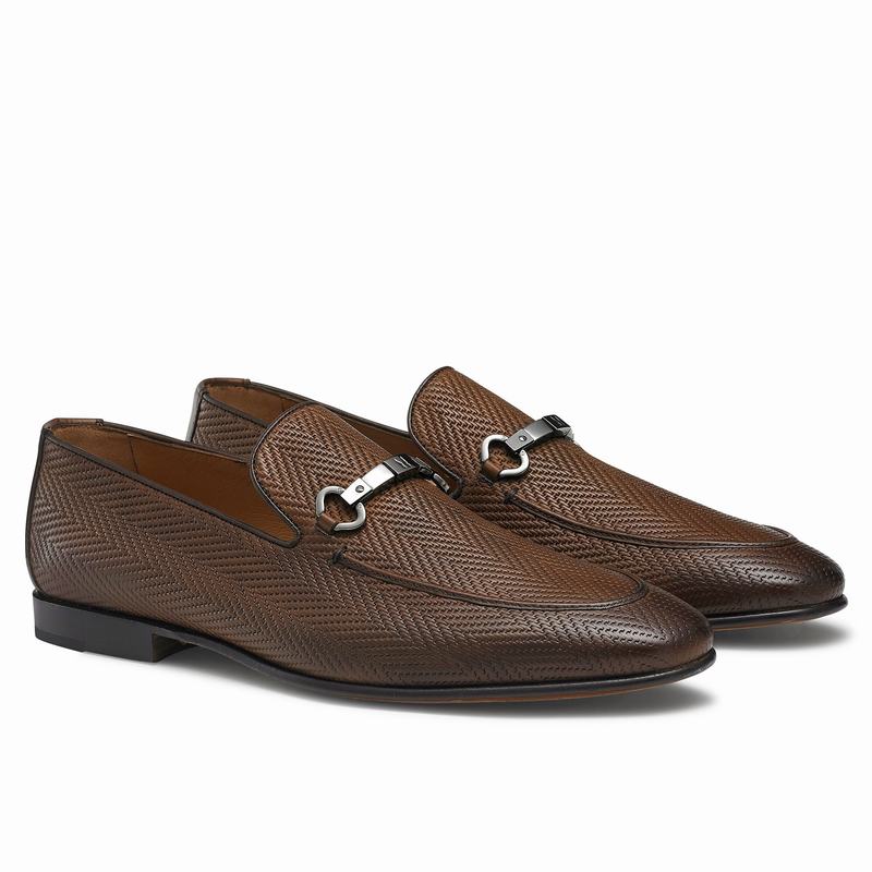Mokasyny Russell And Bromley Pluto Męskie Brązowe | HZF6990VV