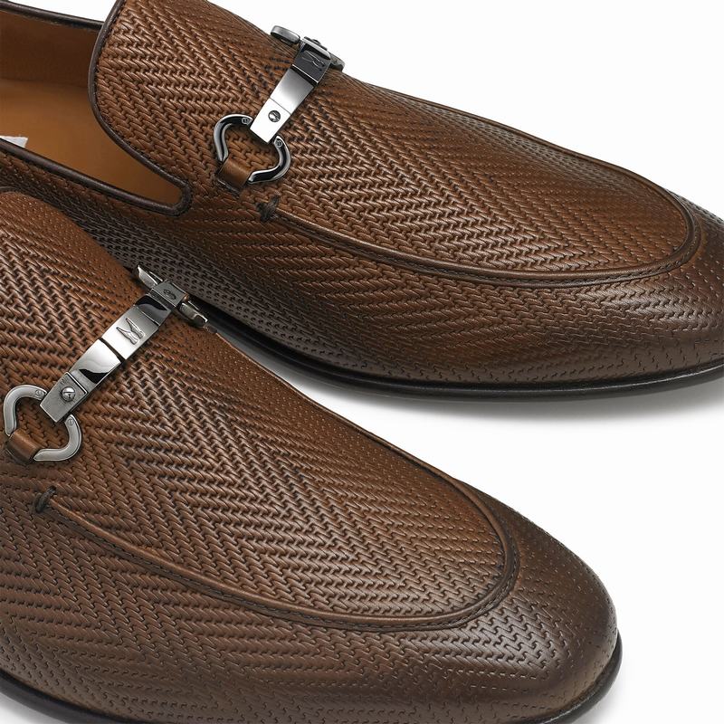 Mokasyny Russell And Bromley Pluto Męskie Brązowe | HZF6990VV