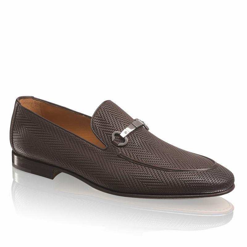 Mokasyny Russell And Bromley Pluto Męskie Brązowe | HZG3013LW