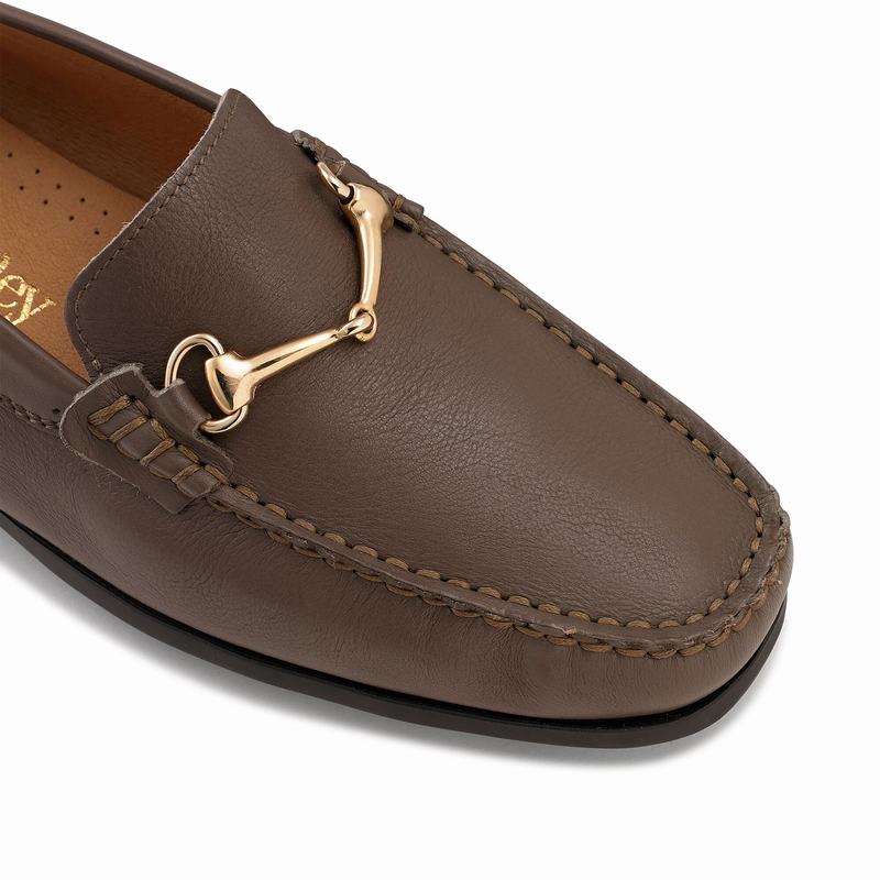 Mokasyny Russell And Bromley Poshmoc Damskie Brązowe | LDX6663BX