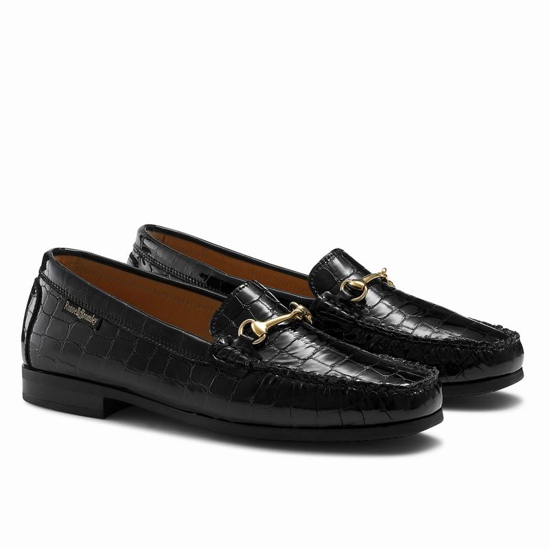 Mokasyny Russell And Bromley Poshmoc Damskie Czarne | SDM7584RO