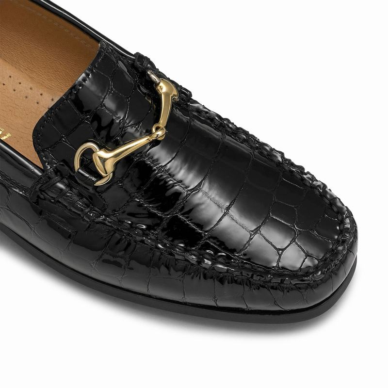 Mokasyny Russell And Bromley Poshmoc Damskie Czarne | SDM7584RO