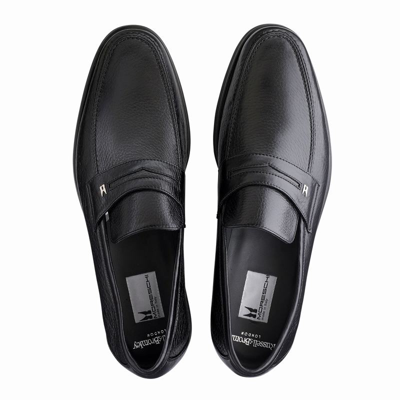 Mokasyny Russell And Bromley Rapido Męskie Czarne | VUM8170XH