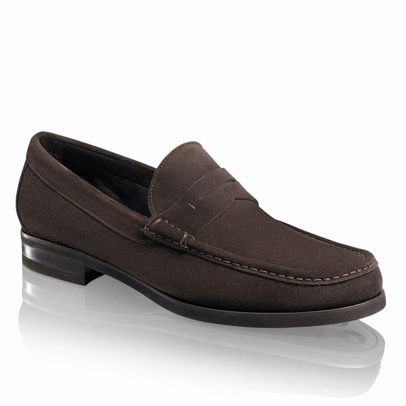 Mokasyny Russell And Bromley Saturn Męskie Brązowe | LLV5750CW