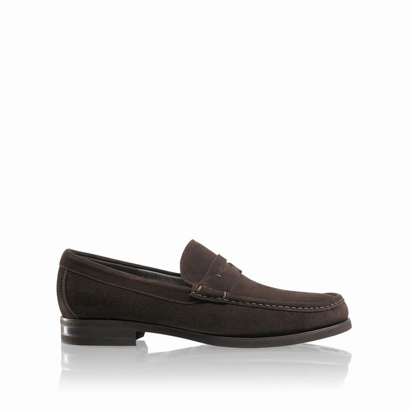 Mokasyny Russell And Bromley Saturn Męskie Brązowe | LLV5750CW