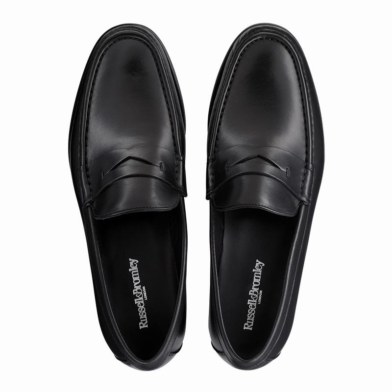 Mokasyny Russell And Bromley Saturn Męskie Czarne | XNI8086SG