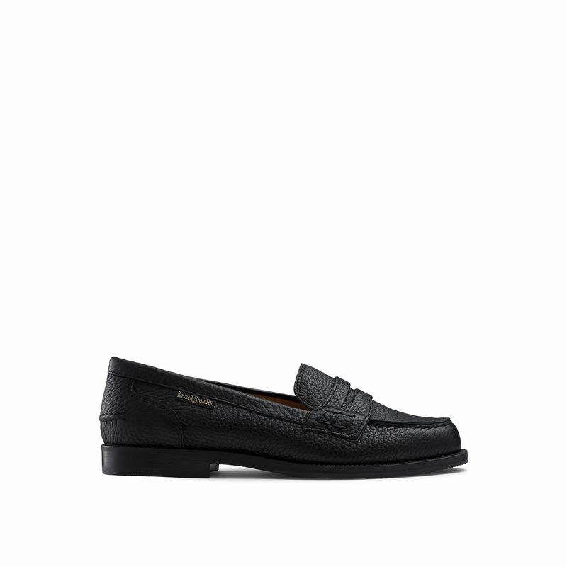 Mokasyny Russell And Bromley Sixpence Damskie Czarne | GVQ3484CW