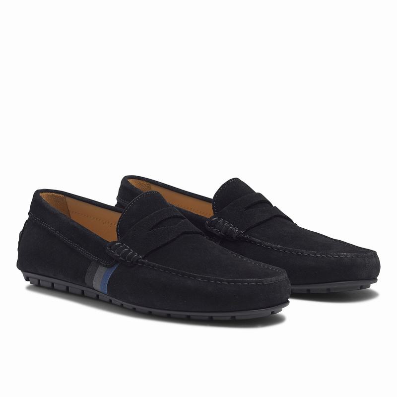 Mokasyny Russell And Bromley Soft Wear Męskie Czarne | FRW618OV