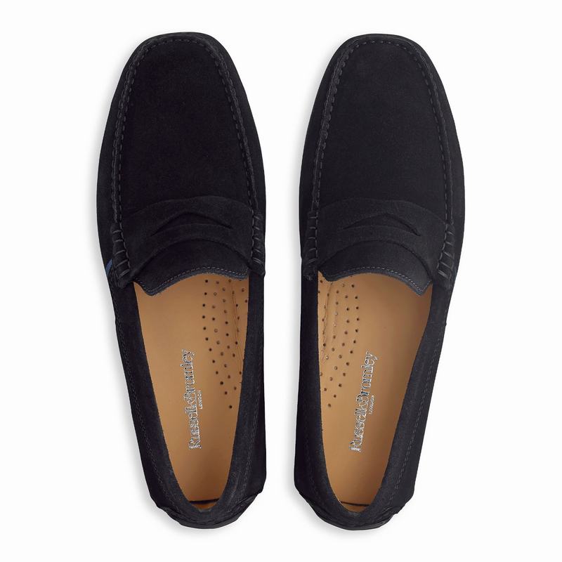 Mokasyny Russell And Bromley Soft Wear Męskie Czarne | FRW618OV