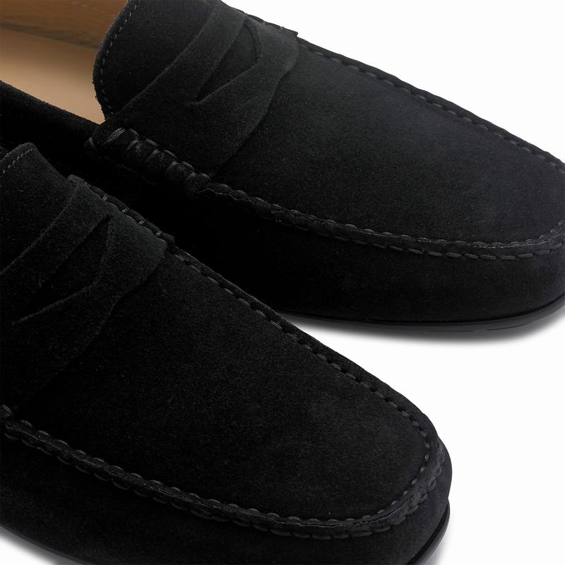 Mokasyny Russell And Bromley Soft Wear Męskie Czarne | FRW618OV