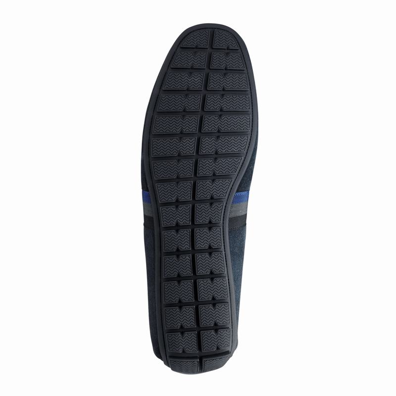 Mokasyny Russell And Bromley Soft Wear Męskie Niebieskie | SCQ5639ZJ