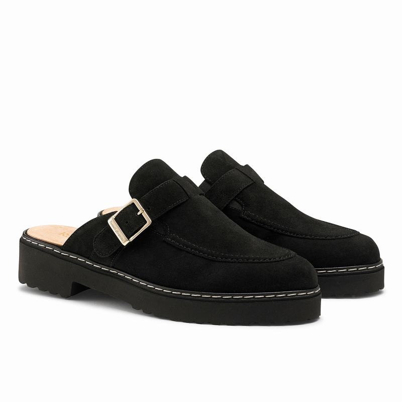 Mokasyny Russell And Bromley Tulip Damskie Czarne | KLR496PN