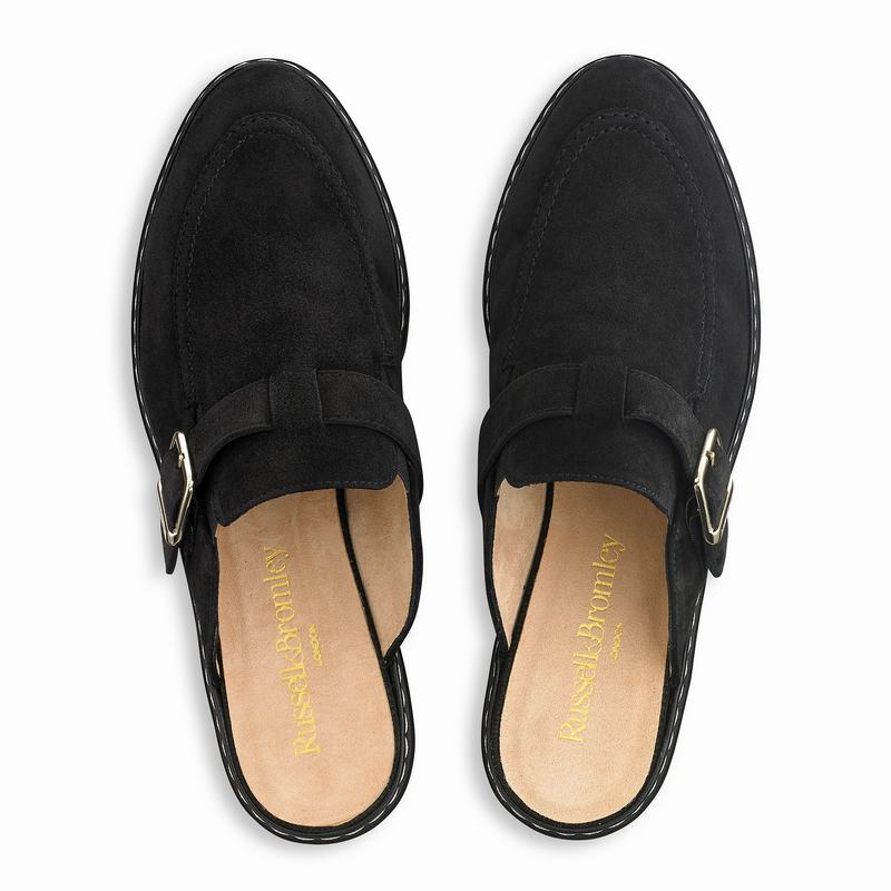Mokasyny Russell And Bromley Tulip Damskie Czarne | KLR496PN