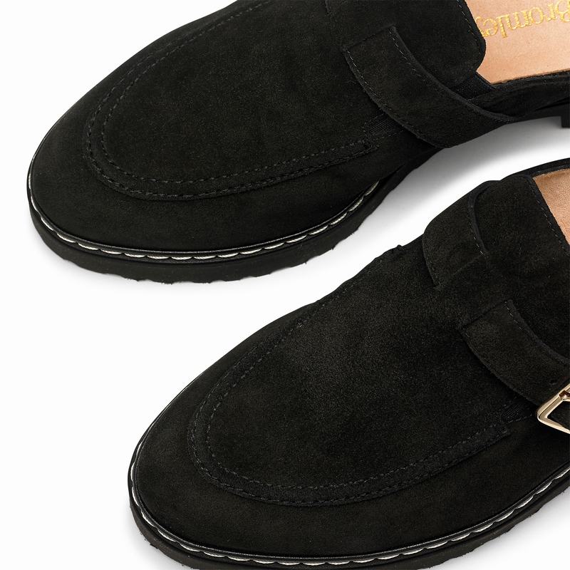 Mokasyny Russell And Bromley Tulip Damskie Czarne | KLR496PN