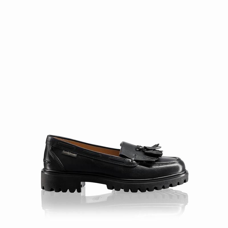 Mokasyny Russell And Bromley Winchester Damskie Czarne | LGY5024AU