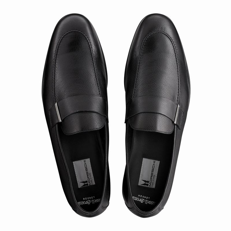 Mokasyny Russell And Bromley Wonder Męskie Czarne | IFP1835GK