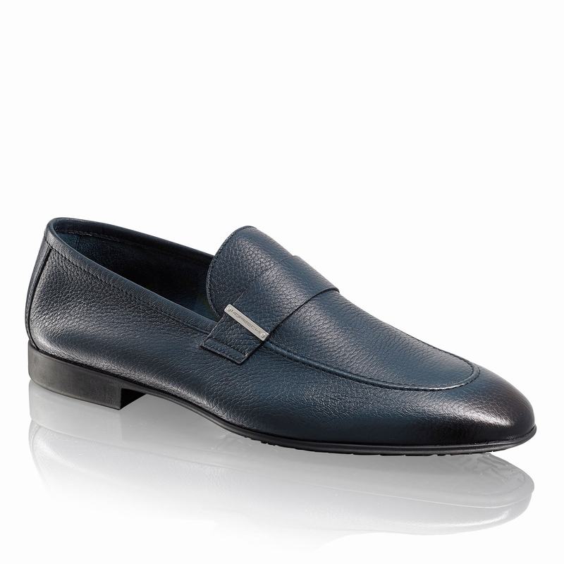 Mokasyny Russell And Bromley Wonder Męskie Niebieskie | OKW2891JT