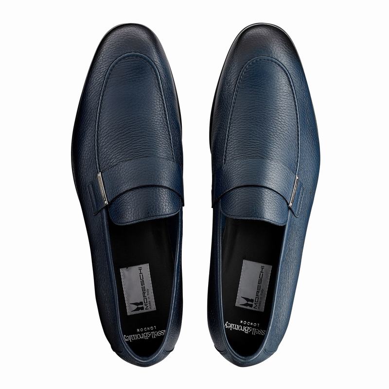 Mokasyny Russell And Bromley Wonder Męskie Niebieskie | OKW2891JT