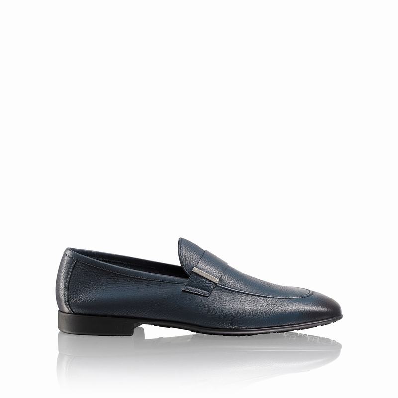 Mokasyny Russell And Bromley Wonder Męskie Niebieskie | OKW2891JT