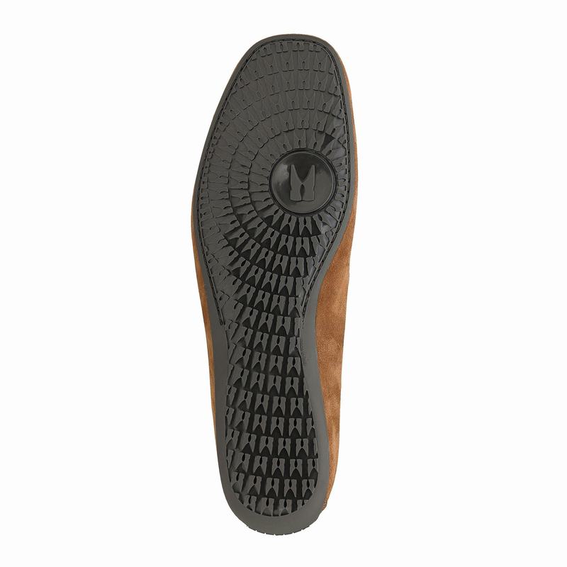 Mokasyny Russell And Bromley Yoga Męskie Brązowe | JOT6851FL