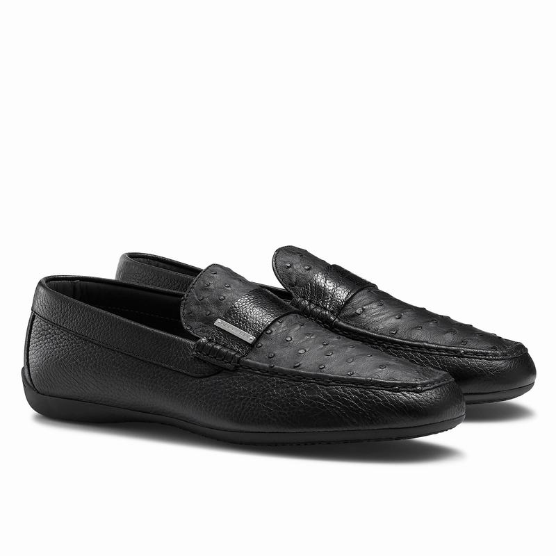 Mokasyny Russell And Bromley Yoga Męskie Czarne | MKW7445HE