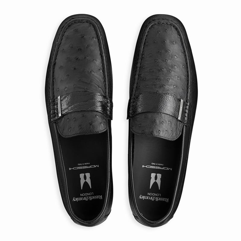 Mokasyny Russell And Bromley Yoga Męskie Czarne | MKW7445HE