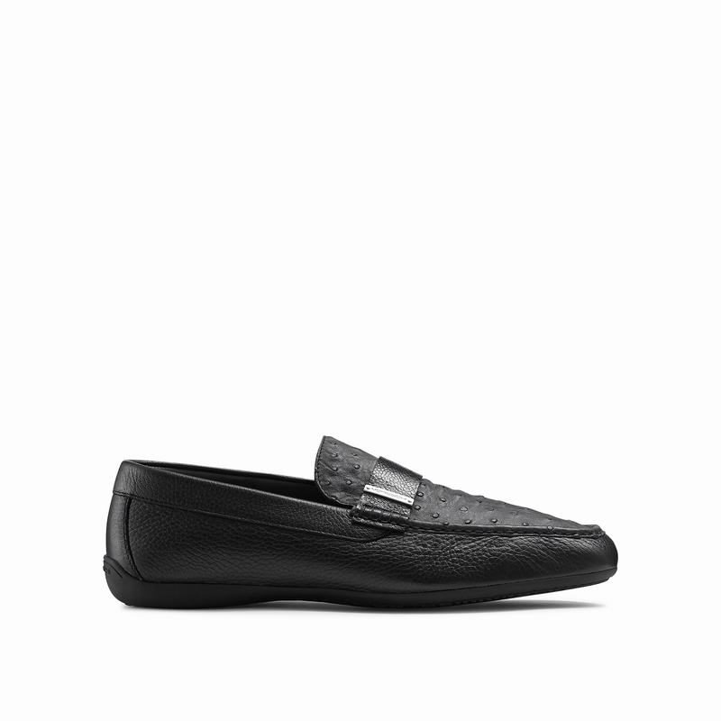 Mokasyny Russell And Bromley Yoga Męskie Czarne | MKW7445HE