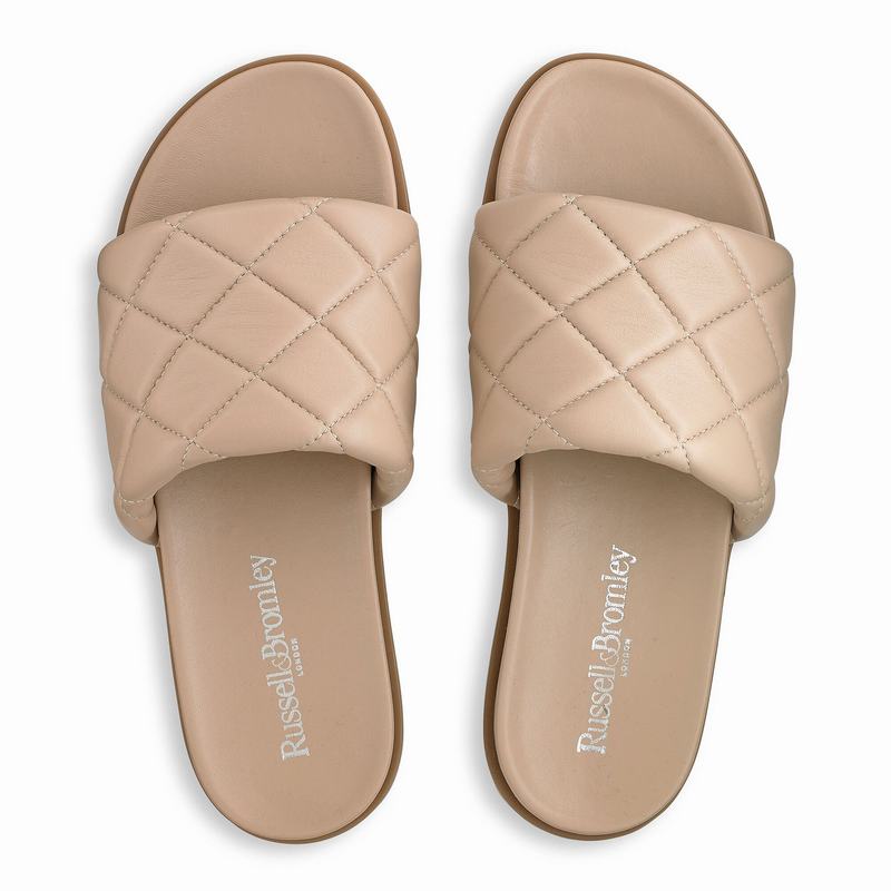 Mules Buty Russell And Bromley Quiltsoft Damskie Różowe | OXW894VZ