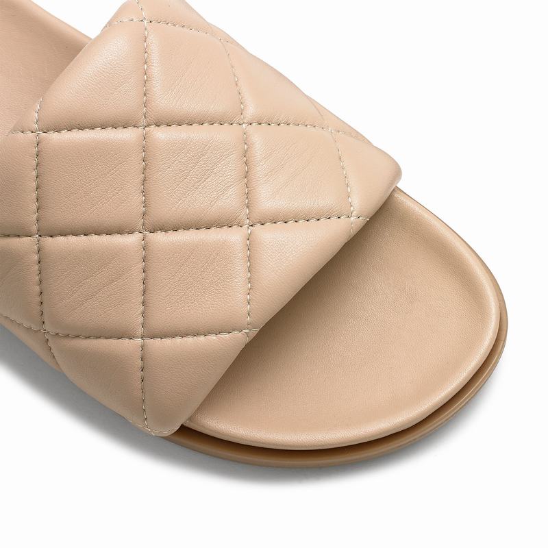 Mules Buty Russell And Bromley Quiltsoft Damskie Różowe | OXW894VZ