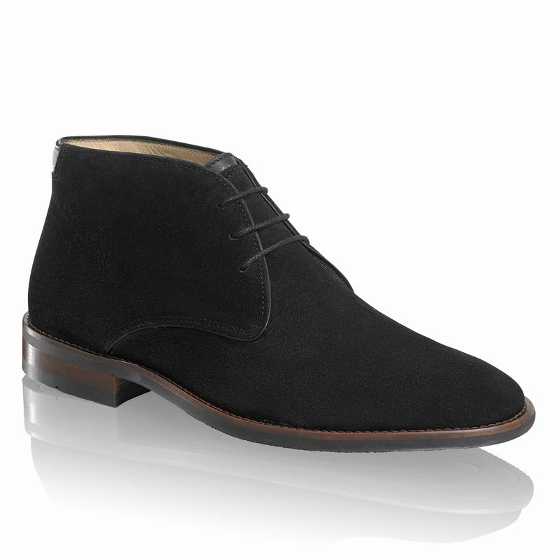 Pustynne Buty Russell And Bromley Classic Męskie Czarne | AJL2685RY