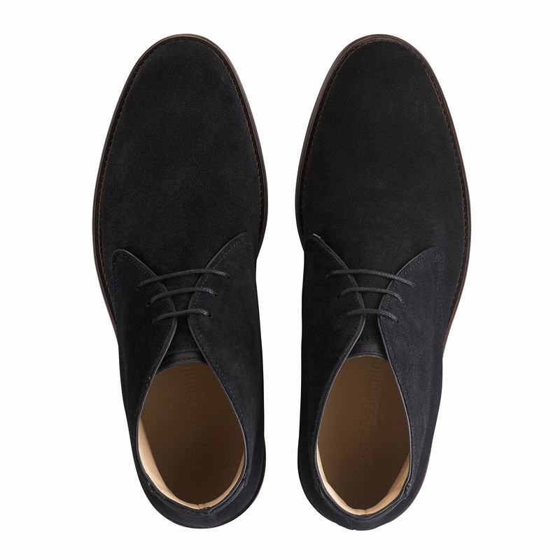 Pustynne Buty Russell And Bromley Classic Męskie Czarne | AJL2685RY